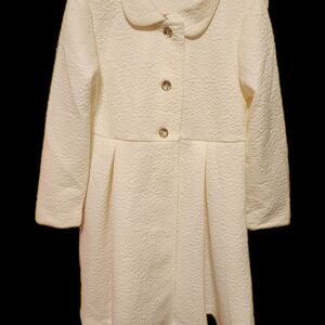 Nannette Cream Cape with Textured Fabric